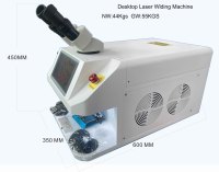 Soudeuse laser à microfibres 200W, mini machine de soudage par points de précision pour bijoux, électronique, Raycus