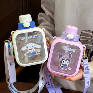 ขวดน้ำเด็กซานริโอ ซินนามอโรล 700 มล. แก้วน้ำพกพาพร้อมสายสะพายสำหรับเด็กผู้หญิงและนักเรียนประถม - Product Image 4