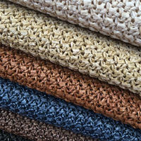 Tissu uni respirant et résistant à l'eau en PP tricoté, design 2024, pour sacs, chaussures, textiles de maison, accessoires de rembourrage