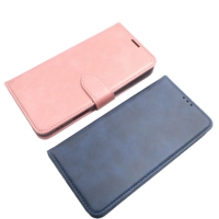Casing Ponsel Kulit PU Matte Mewah Anti Air Anti Benturan Desain Dompet Magnetik dengan Penyangga Kamera untuk iPhone 15