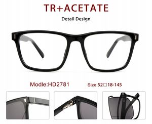 Birçok modelde erkek yüksek kaliteli kare klip moda TR çerçeve + asetat bacaklar polarize lensler - Product Image 3