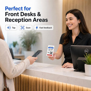 การ์ดรีวิว Google แบบกำหนดเองพร้อม NFC QR Code แตะเพื่อให้คะแนนประสบการณ์ ป้ายพลาสติกสำหรับธุรกิจ ป้ายคะแนน 5 ดาว - Product Image 6
