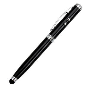 4 in 1 Metal Capacitor Laser LED Light Ballpoint <b>Pen</b> Business Promotion Custom Hotel <b>Pen</b> - Product Image 1