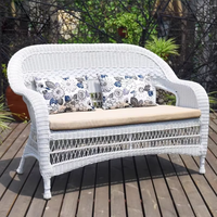 Ensemble table et chaises d'extérieur blanc, style européen moderne minimaliste, chaise à bascule, fauteuil en métal, résistant aux intempéries et aux UV, pour usage hôtelier