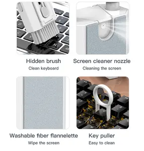 Kits de limpeza eletrônica para tela de celular, caneta de limpeza de teclas, escovas, limpadores de fones de ouvido, para laptops e fones de ouvido