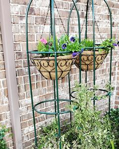 Offre Spéciale treillis <span class=keywords><strong>en</strong></span> métal oblisque de jardin avec <span class=keywords><strong>bois</strong></span> métal haut <span class=keywords><strong>support</strong></span> de <span class=keywords><strong>plante</strong></span> robuste <span class=keywords><strong>pour</strong></span> plantes grimpantes - Product Image 5