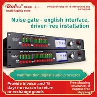 Processeur audio numérique T-SP306 T-SP408 3 entrées 6 sorties 4 entrées 8 sorties pour scène, multifonctionnel, avec division de fréquence, delay et limiteur