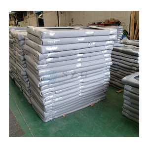 Fenêtre coulissante à <span class=keywords><strong>double</strong></span> <span class=keywords><strong>vitrage</strong></span> noire en verre profilé en alliage d'aluminium insonorisé de conception de <span class=keywords><strong>prix</strong></span> bon marché de norme australienne - Product Image 5