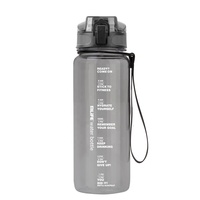 Top vente 650ml Tritan Transparent bouteille de motivation large bouche étanche réutilisable en plastique adultes Direct boire Camping