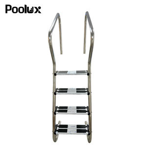 Escalera de piscina POOLUX OEM de acero inoxidable 304/316 con diseño inteligente 2 3 4 5 escalones - Product Image 3