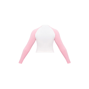 KY Gym Mini Skort Set <span class=keywords><strong>Camicia</strong></span> da tiro da basket Sexy a manica lunga Raglan <span class=keywords><strong>Skinny</strong></span> traspirante per gli sport estivi - Product Image 3