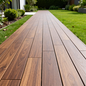 Terrasse extérieure composite élégante et moderne, imperméable, <span class=keywords><strong>couleur</strong></span> <span class=keywords><strong>teck</strong></span>, installation par clipsage - Product Image 6