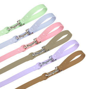 Hot Selling Factory Großhandel Custom Logo PVC Hunde halsband und Leine Geschirr Set Weiche PVC Jagd Hunde halsband Wasserdichte Leine - Product Image 2