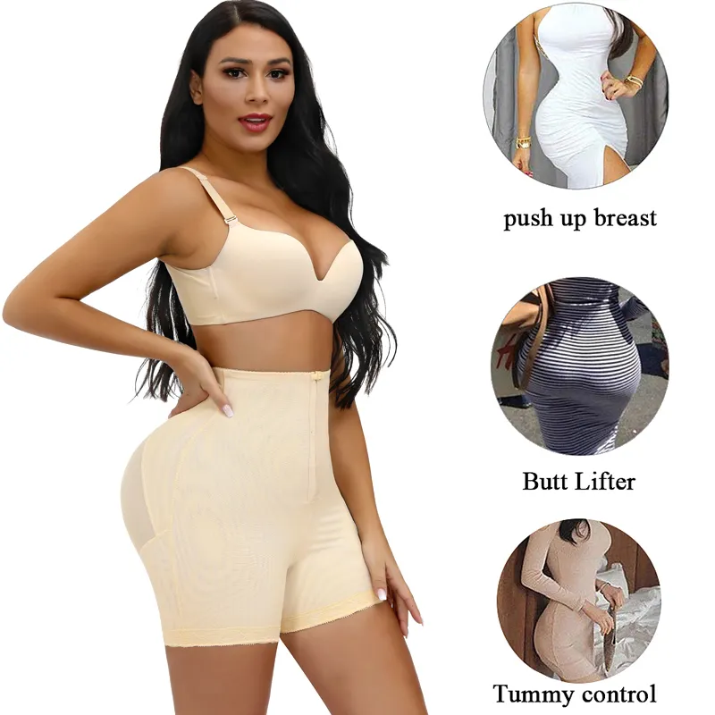 Oucheng-ropa moldeadora de barriga para mujer, pantalones de vientre transpirables, elevador de glúteos, bragas moldeadoras de talla grande de Colombia