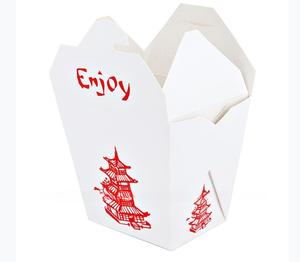Custom stampato monouso <span class=keywords><strong>cartone</strong></span> bianco imballaggio <span class=keywords><strong>per</strong></span> cibo da asporto riso cinese Noodle scatola <span class=keywords><strong>di</strong></span> <span class=keywords><strong>carta</strong></span> da imballaggio con manico - Product Image 2