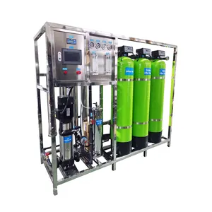 Automazione PLC senza equipaggio 500 litri/ora apparecchiature ad osmosi inversa sistema di purificazione dell'acqua Ro
