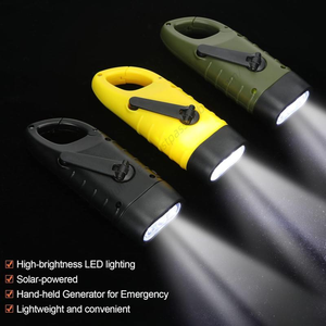 Lampes de Noël en gros, lampe torche LED rechargeable solaire EDC, lampe de secours avec SMB - Product Image 5