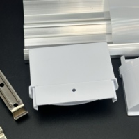 Luminaires linéaires LED modernes en plastique PC pour intérieur, étanches IP65, anti-éblouissement, anti-poussière, anti-insectes, écologiques, faciles à installer
