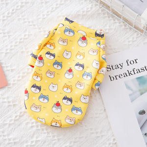 맞춤형 패턴 귀여운 애완동물 옷 스웨트셔츠 카와이 카툰 캐주얼 폴리에스터 가을 겨울 강아지 테디 강아지 고양이 후드 - Product Image 6