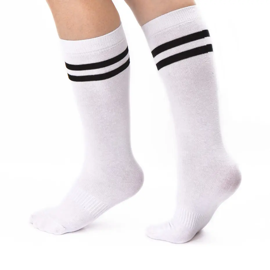 Teen Girl Tube Young Boy Tube Schwarz-Weiß-Streifen Socken