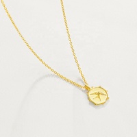 Nagosa mode 18k or vermeil 925 pièce en argent sterling gravé oiseau pendentif colliers femmes bijoux