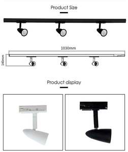 Bộ 6 Đèn LED Theo Dõi Đèn Chiếu Sáng Theo Dõi Trần 6 Chiều Thương Mại Cho Bóng Đèn Gu10 5W * 6 - Product Image 5