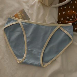 Bella biancheria intima da donna in puro <span class=keywords><strong>cotone</strong></span> nero <span class=keywords><strong>bianco</strong></span> grigio per donne mutandine con <span class=keywords><strong>perizoma</strong></span> - Product Image 4