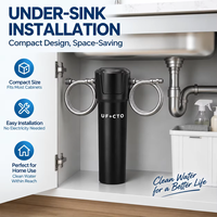 Purificateur d'eau domestique, ultrafiltration, filtration au charbon actif, eau potable propre pour la cuisine à domicile