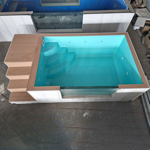 Kit de Piscina - Piscina Rectangular de Fibra de Vidrio/FRP, Ecológica, Resistente a los Rayos UV, con Sofá para Adultos - Product Image 6