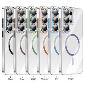 Nuova Custodia Magnetica Trasparente per Samsung S26 Ultra S26, <span class=keywords><strong>Cover</strong></span> per Telefono in PC Trasparente per iPhone e Galaxy S25 S26 + - Product Image 6