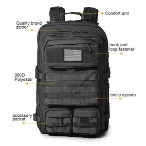 Sac à dos tactique robuste et tendance, vente en gros d'usine, sacs à dos tactiques en polyester, randonnée, camping, voyage - Product Image 5