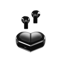 Earbud Grosir High-Fidelity Tws Nirkabel Bentuk Hati