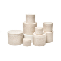 Emballages cosmétiques biodégradables en paille de blé de 100g, 150g, 200g, 250g pour shampoing, gel douche, crème pour les yeux, crème pour le visage, lotion