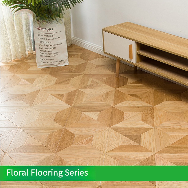 Plancher en chêne couleur naturelle 7738 450 * 450 * 15 ; 1㎡
