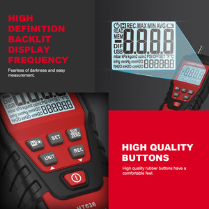 Medidor de Presión Diferencial HABOTEST HT636 con Pantalla Digital, Detector de Micropresión Portátil - Product Image 3