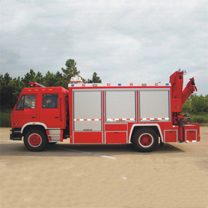 CLW HOWO <span class=keywords><strong>de</strong></span> rescate <span class=keywords><strong>de</strong></span> emergencia fuego vehículo con 5 toneladas Grúa y cabrestante <span class=keywords><strong>de</strong></span> camión <span class=keywords><strong>de</strong></span> <span class=keywords><strong>bomberos</strong></span> - Product Image 2
