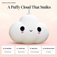 Nuage gonflable géant publicitaire en gros, modèle personnalisé, ballon nuage suspendu décoratif pour fêtes