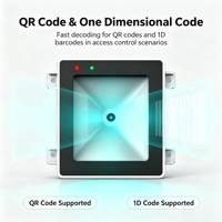 Lector de Códigos QR Wiegand Integrado, Módulo Lector USB RFID QR, NFC 13.56mhz, Escáner de Códigos de Barras 1D, Códigos QR 2D, RS485, RS232, USB, Wiegand