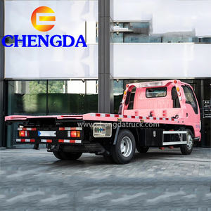 Çin 4*2 kullanılan 5ton 10ton ISUZU ISUZU yol araba Flatbed çekici kamyon tamirci çekme kamyon satılık - Product Image 3