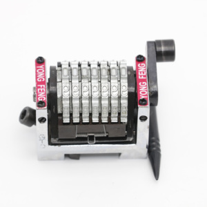 1 cái GTO máy đánh số 7 chữ số tử số dọc lạc hậu nhảy với mùa xuân cho in ấn phụ kiện phụ tùng - Product Image 3