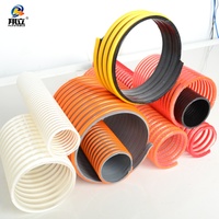 Tuyau d'aspiration/d'évacuation en PVC renforcé en spirale pour pompes, déchets