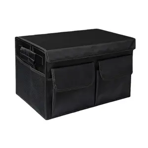 Scomparto pieghevole superiore multifunzione organizer sedile posteriore per auto nero grande box portaoggetti auto