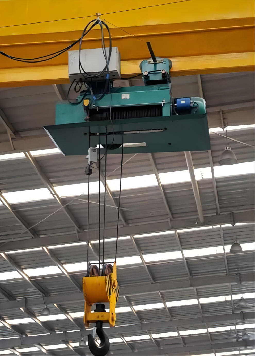 10 Ton Electric EOT Foundry Crane 60m Box Type Single Beam Remote Control