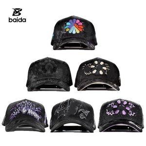 Gorras G5 Common Suede Unisex Curved Brim Adjustable Baseball Cap Dobby Street Style Sporty 5-Panel Letter Embroidery Xcaps - Product Image 3