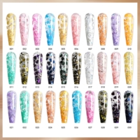 Vernis à ongles gel UV TRIONE Heart Glitter avec paillettes, effet French, longue tenue, qualité salon, marque privée OEM