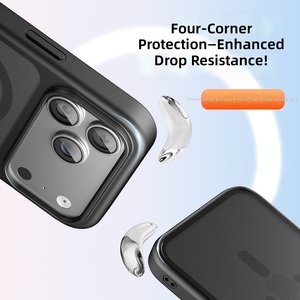 <span class=keywords><strong>Coque</strong></span> PC magnétique ultra-résistante effet seconde peau pour 17 Pro Max & 16/15/14/<span class=keywords><strong>13</strong></span> avec finition mate couleur unie, anti-chute, béquille et gaufrage - Product Image 3