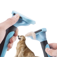 Brosse à démêler professionnelle de luxe, écologique, en plastique, sûre pour les chiens et les chats, accessoires de toilettage pour animaux de compagnie