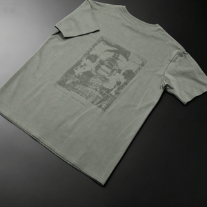 ชุดเซ็ตเสื้อผ้าลำลองผู้ชายแฟชั่นฤดูร้อน แบรนด์ดัง ลายพิมพ์หัวใหญ่สไตล์วินเทจ เสื้อแขนสั้น กางเกงขาสั้นทรงคาร์โก้ - Product Image 5