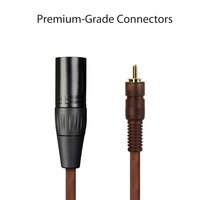 Câble audio Yinyu AC067P OFC RCA non équilibré vers XLR mâle, faible bruit, blindé, pour console de mixage, amplificateur, enceintes