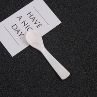 Cuillère à logo personnalisé pour caviar, masque, crème glacée, dessert, café, et cuillère de mélange cosmétique pour spa et salon de manucure